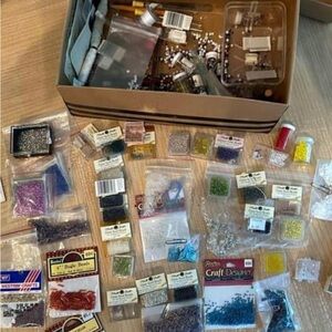 Assorted Craft Beads Collection